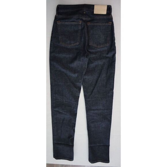 Everlane WW-ILS-4450 Women's Sz 23 Deep Blue The High Rise Straight Jeans - Picture 2 of 8